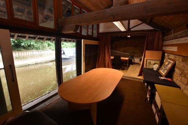 The building has been used as a meeting space and office since it was rescued.