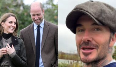 Kate Middleton and Prince William honoured by David Beckham after Princess of Wales’s previous show of support