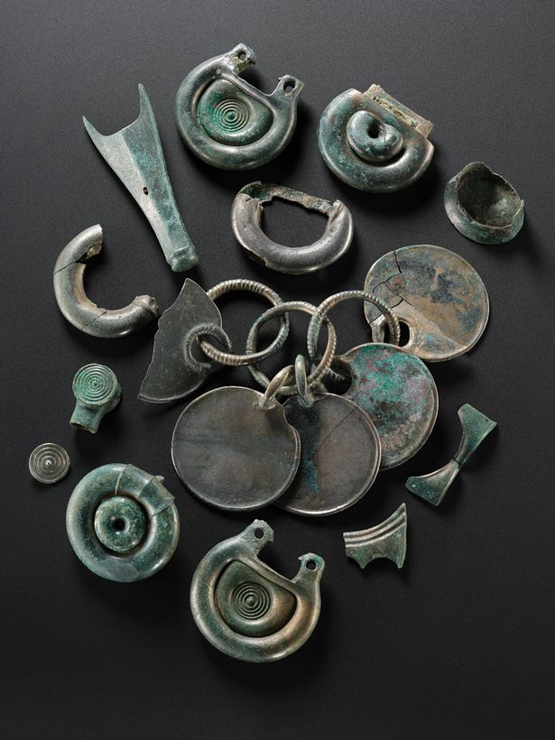 A picture of the Peebles Hoard