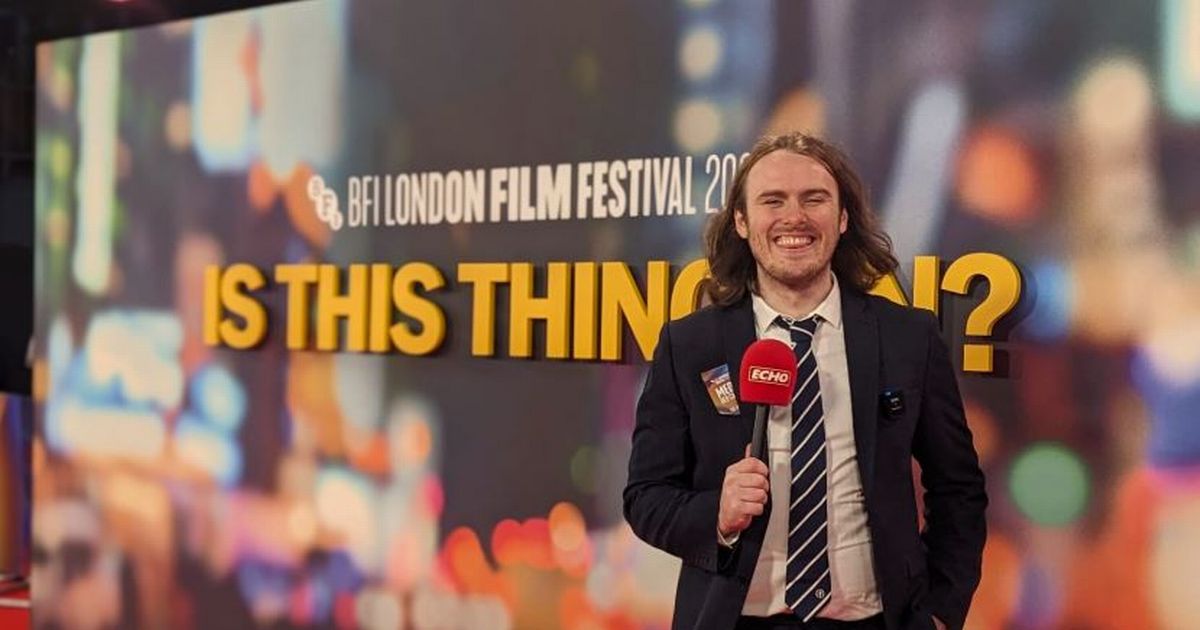ECHO reporter Ryan Paton on the red carpet ahead of the UK premiere of Is This Thing On?