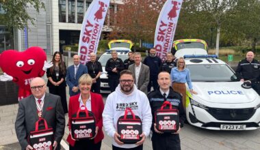 Top cop Simon Turner whose life was saved by a defib machine