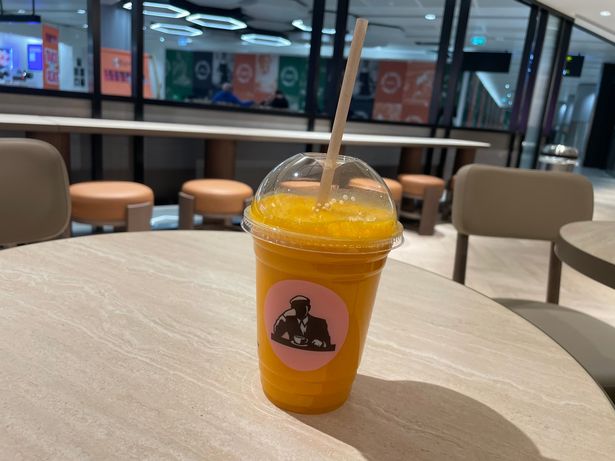 The Feel Good juice, which costs £9.20