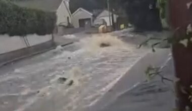 Northern Ireland weather: ‘Frightening’ flooding in Newcastle, Co Down has residents unable to leave homes after heavy rain sweeps NI