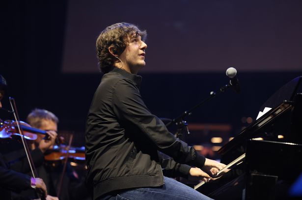 Rising star Brad Kella performs at the concert