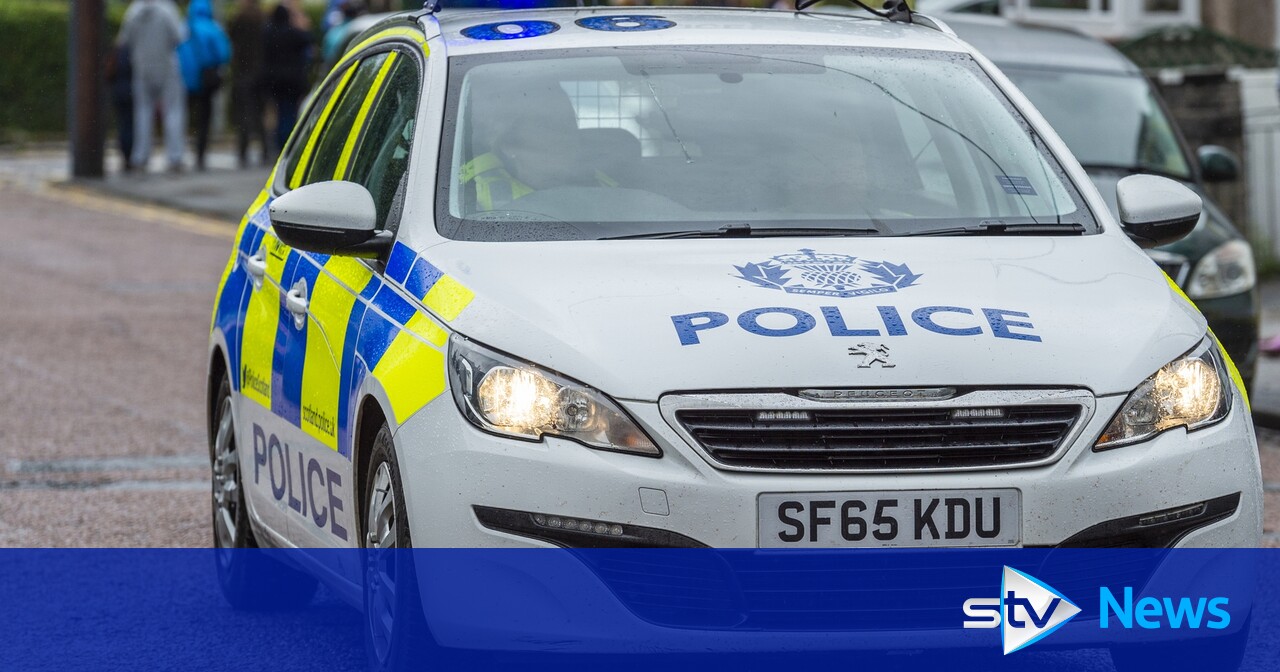 Man arrested after car 'driven at police vehicle' before crash in Glasgow