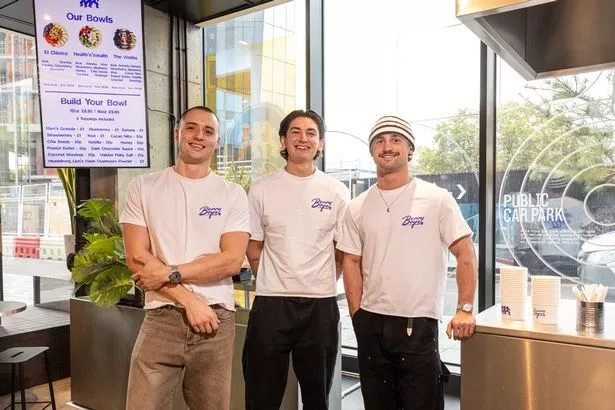 (L-R) Finn Hall, Josh Young, and Harry Stocks of Berry Boys