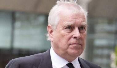 Royal Family removes Prince Andrew’s Duke of York title from their website