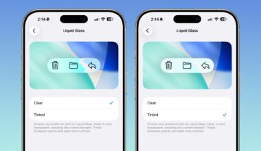 iOS 26.1 Beta 4 Lets Users Control Liquid Glass Transparency with New Toggle