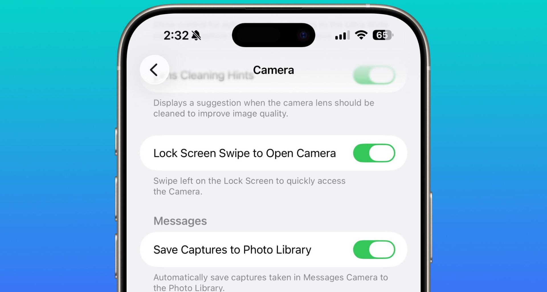 iOS 26.1 Beta 4 Adds Toggle to Turn Off Lock Screen Camera Swipe