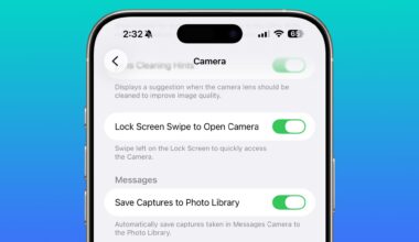 iOS 26.1 Beta 4 Adds Toggle to Turn Off Lock Screen Camera Swipe