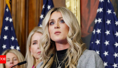 Former swimming star Riley Gaines raises alarm over controversial books at her hometown library sparking heated debate | International Sports News