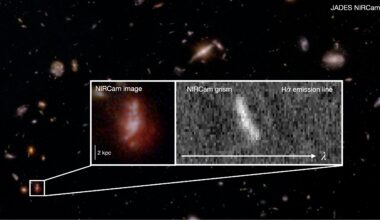 'Messy' galaxies in the early universe struggled to settle, Webb reveals