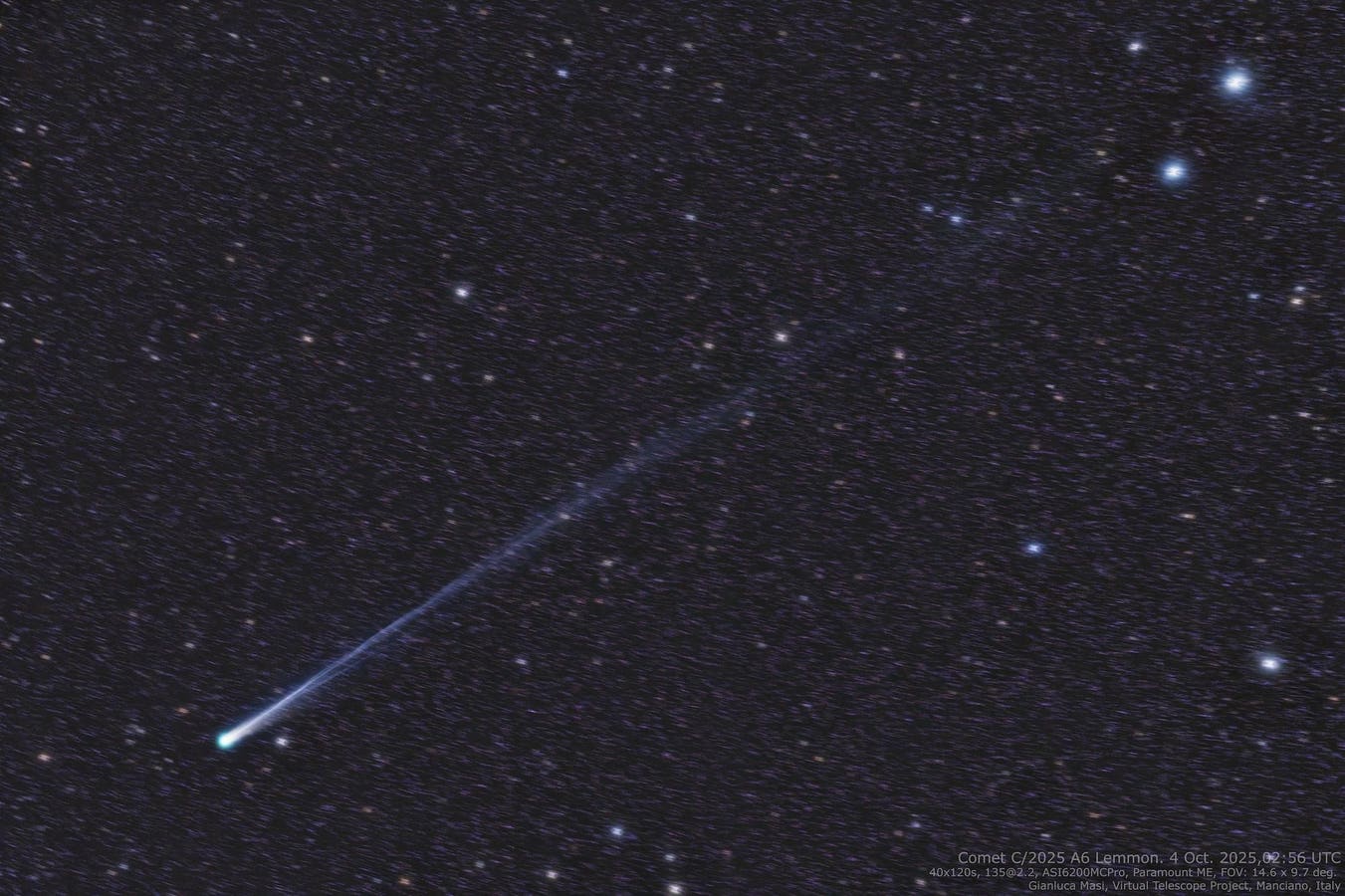 How To Easily Find Both Comets Near Stars