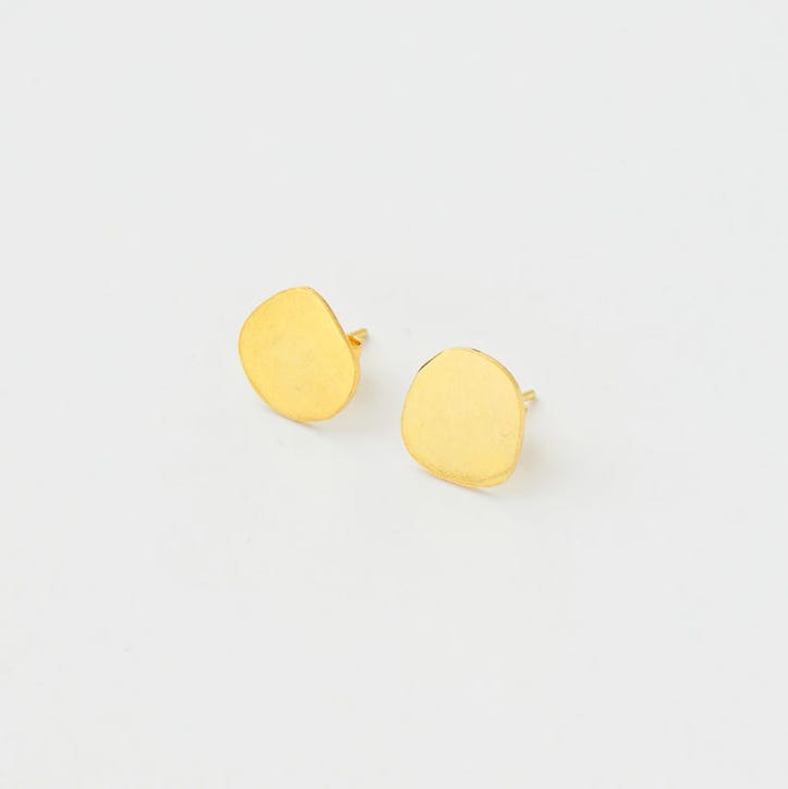 18kt Gold Vermeil PSTM Afghanistan Nosheen Studs