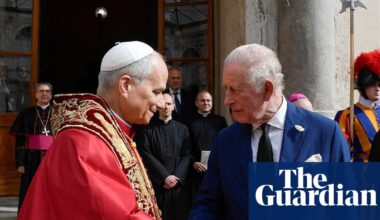 A rift that took 500 years to repair: King Charles prays with the pope | Catholicism