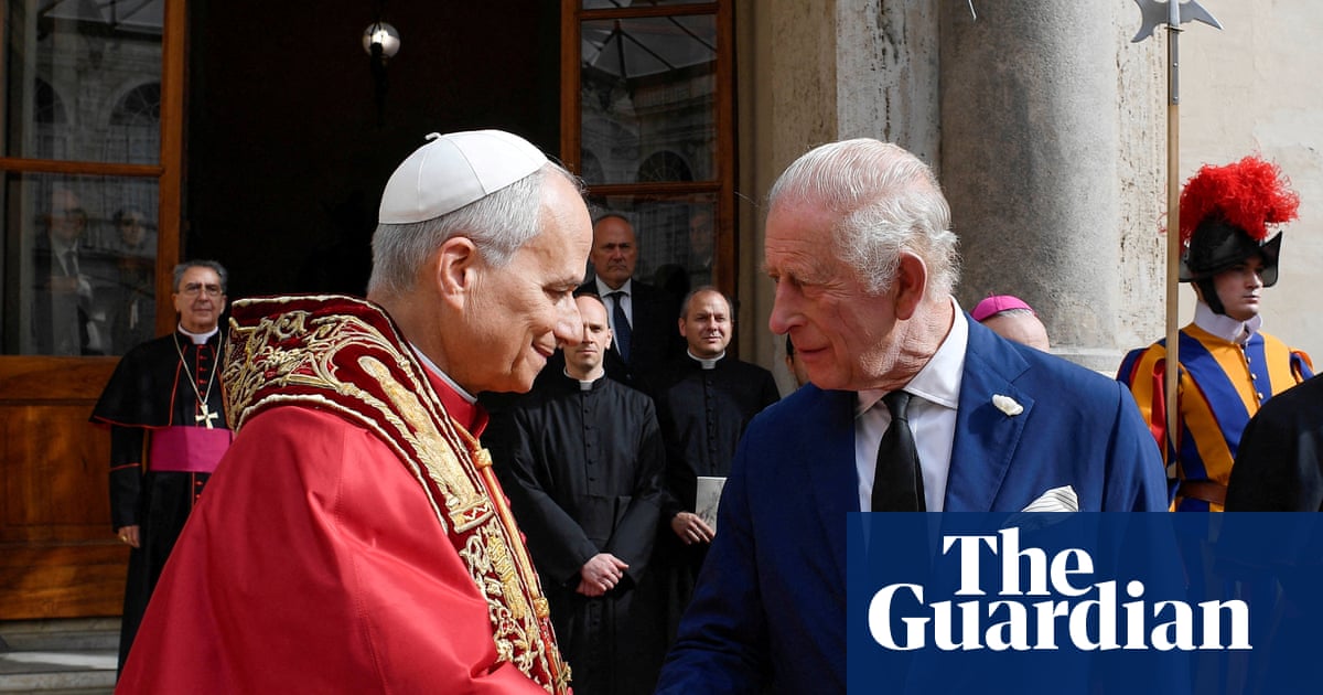 A rift that took 500 years to repair: King Charles prays with the pope | Catholicism
