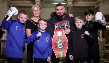 Lewis Crocker: Belfast boxing champion reflects on 'dream come true' as City Hall hosts celebration event