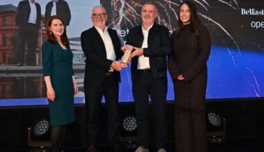 Architects Paul Crowe and Peter Minnis have been honoured for their achievements at the 2025 Belfast Telegraph Property Awards