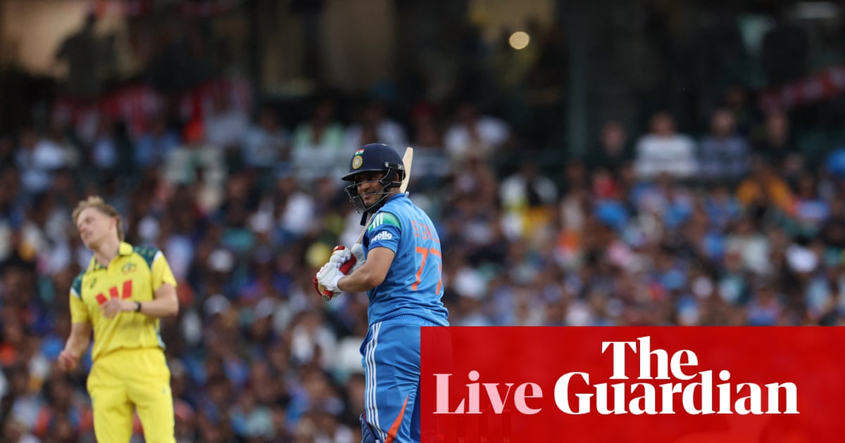 Australia lose by nine wickets to India in third men’s one-day international – as it happened | Australia cricket team
