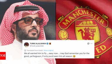 Saudi GEA Chairman Turki Al‑Sheikh sparks Manchester United buzz with viral beard joke and takeover hints | World News