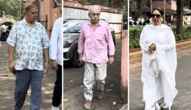 Satish Shah funeral: Jackie Shroff, Naseeruddin Shah, David Dhawan pay their final respects; Rupali Ganguly breaks down