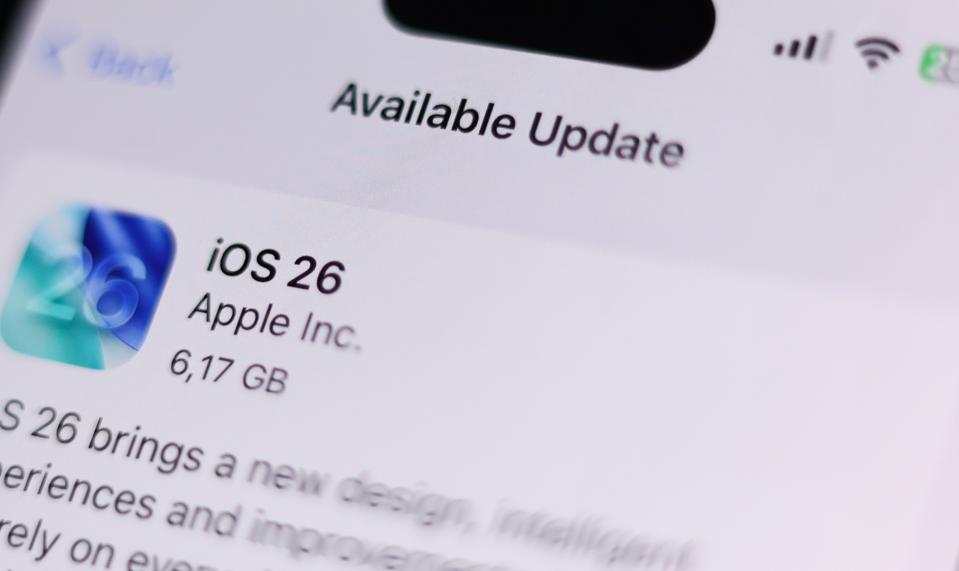 Apple IOS 26 Update