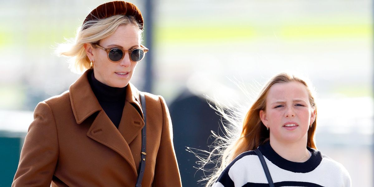 Zara Tindall makes rare appearance with daughter Mia at Cheltenham