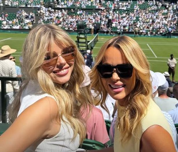 Amanda Holden and her daughter Lexie at Wimbledon