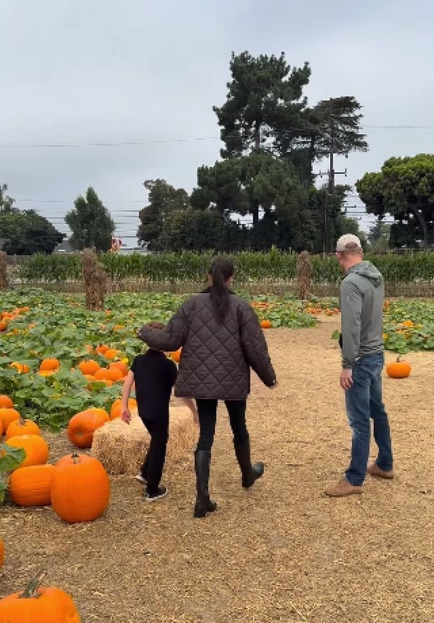 Meghan shared a snippet of the sweet family day out