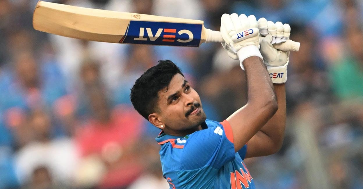 Shreyas Iyer had a memorable ICC World Cup. File photo: AFP/Punit Paranjpe