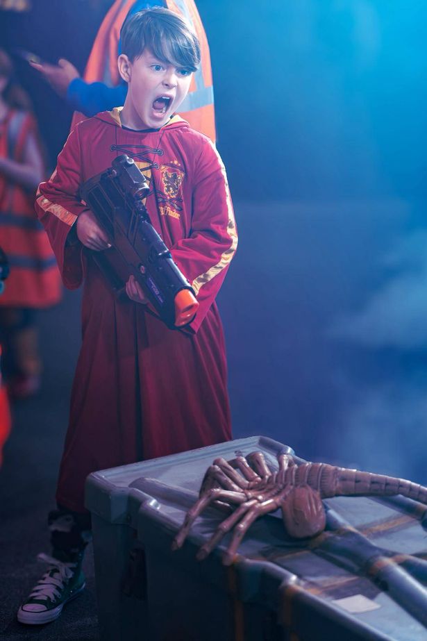 Boy at Glasghost event as SEC Glasgow