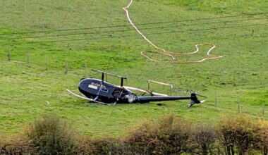 Police at scene of helicopter crash near Doncaster | UK News