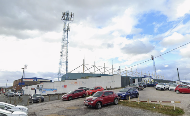 The road connects Boundary Park with Oldham Road. 