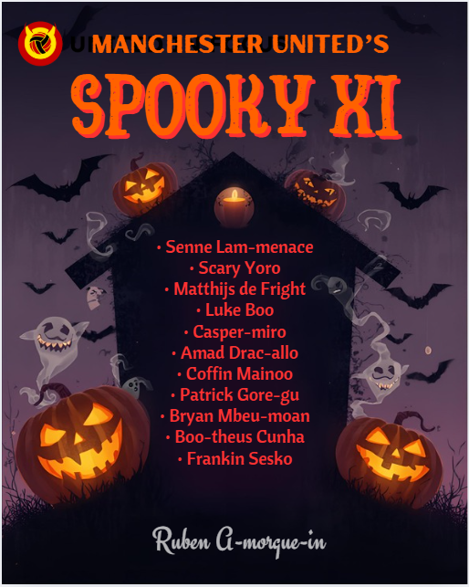 Manchester United Halloween 2025 XI