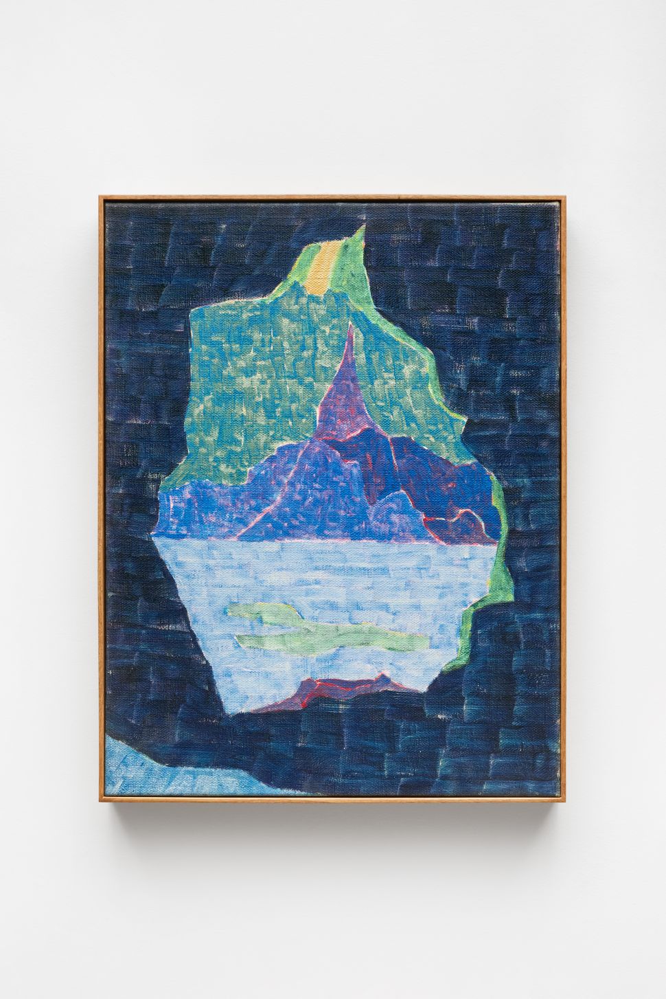 Abstract painting of a landscape