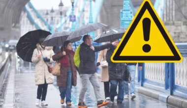 Storm Amy: Met Office hour-by-hour forecast for London