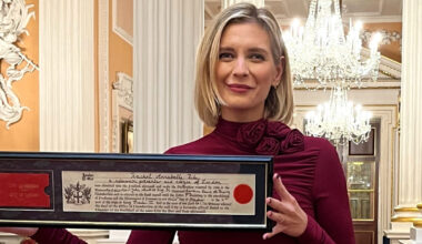 Rachel Riley receives Freedom of the City of London