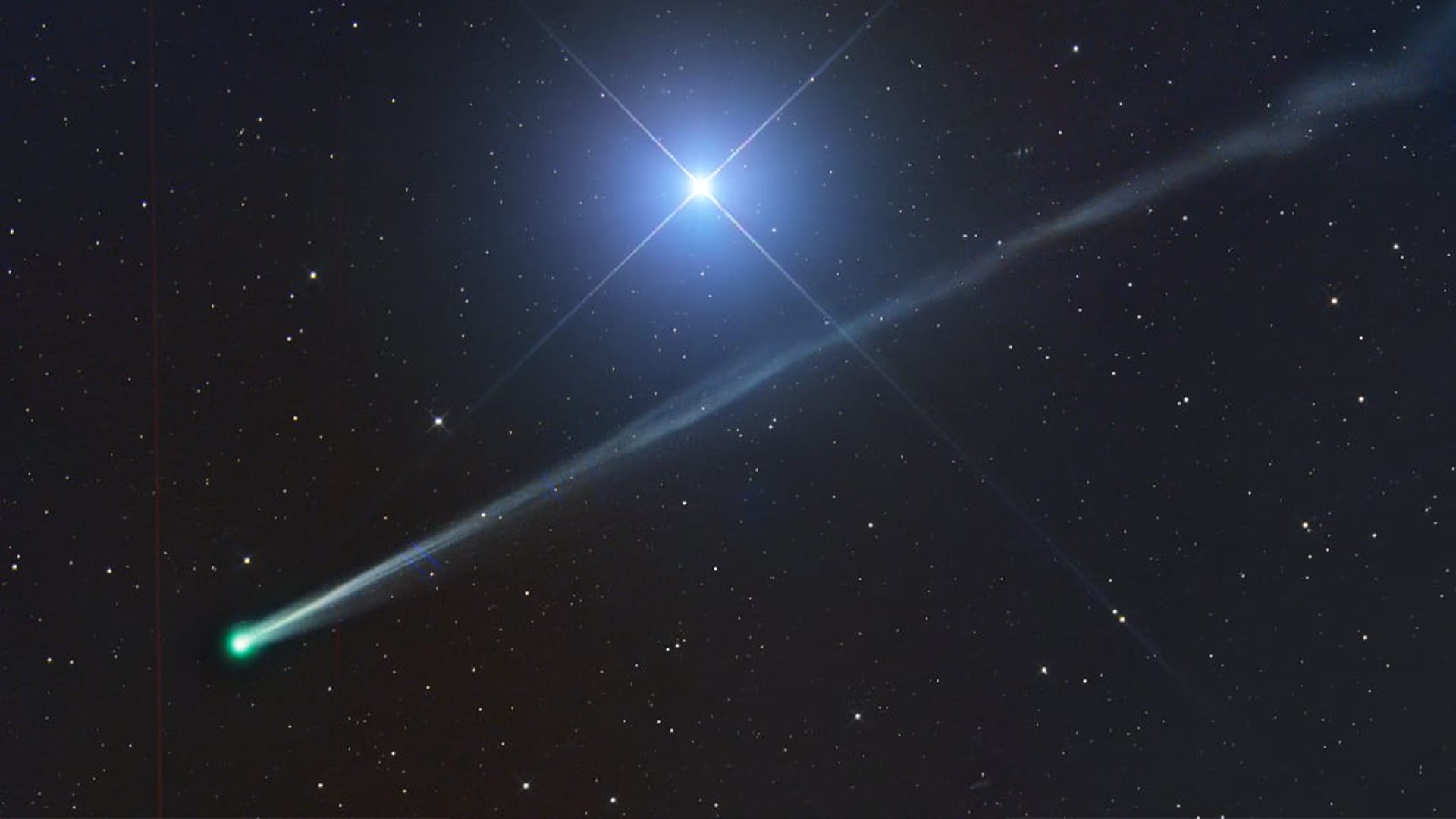 Comet C/2025 R2 SWAN near Spica