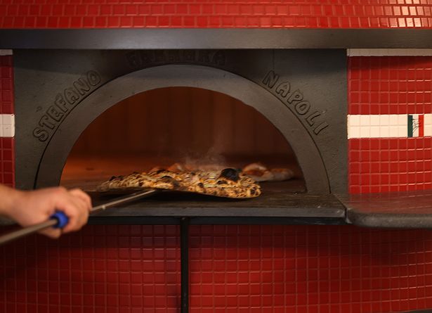 Rudy's use San Marzano tomatoes grown on fields at the foot of Mount Vesuvius, and traditional Fior di Latte mozzarella