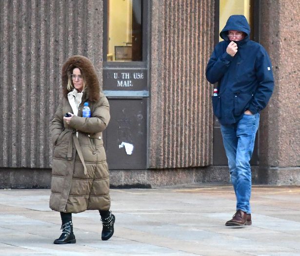 Angela and David Johnson outside Liverpool Crown Court