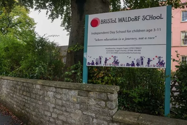 School sign