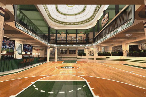 How Pins Social Club look when it opens within Sunlight House