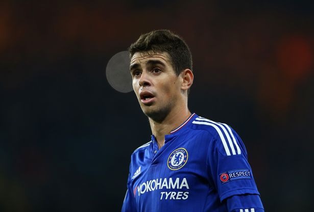 Oscar of Chelsea during the UEFA Champions League Group G match between Chelsea and Dynamo Kyiv at Stamford Bridge