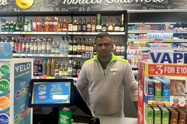 Ashwin Raj works in the petrol station which was targeted last year