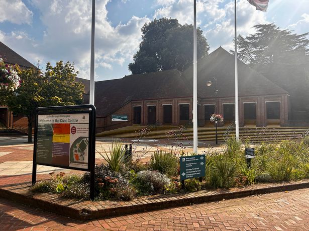 Entrance to Hillingdon Civic Centre