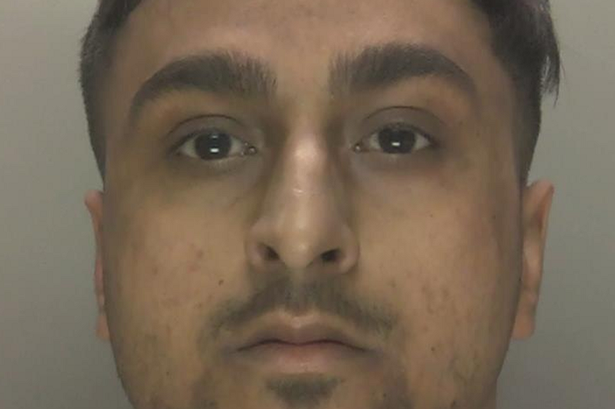 Pictured: Adyan Hussain, aged 22, had been driving a Vauxhall Mokka and fired shots at a VW Golf