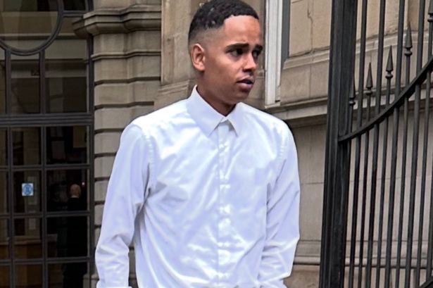 Tyler Stechling outside court.