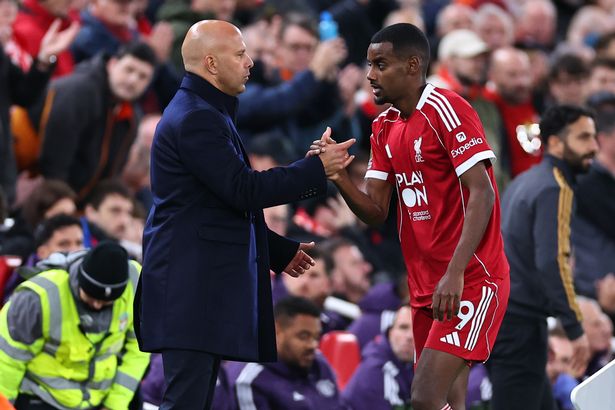 Alexander Isak was replaced at half-time against Eintracht Frankfurt