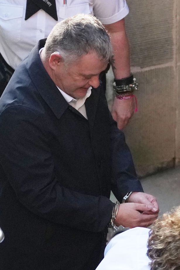 Mike Amesbury MP arrives at court in handcuffs as he appealed his prison sentence earlier this year