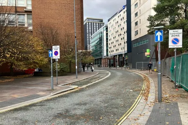 The road re-opened to traffic this afternoon